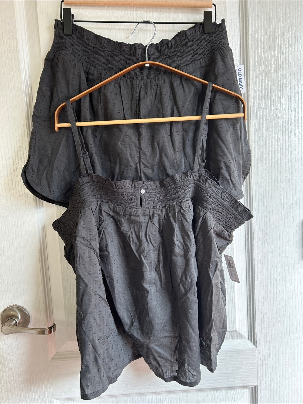 Old Navy Charcoal Two-Piece Set (top XL, shorts L)
